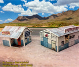 3-Pack Sheds Weathered Wood 2-Tone - CustomZscales