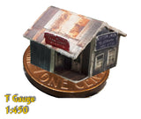 3-Pack Sheds Weathered Wood - CustomZscales