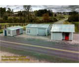 3-Pack Sheds Corrugated - CustomZscales