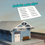 Small Station / Depot - Blue