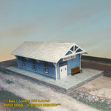 Small Station / Depot - Blue