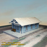 Small Station / Depot - Blue