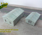 2-Pack Corrugated Textured Workshop Sheds - CustomZscales