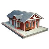Small Station / Depot - Red