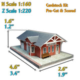 Small Station / Depot - Red
