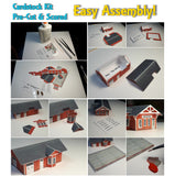 Small Station / Depot - Red