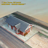 Small Station / Depot - Red