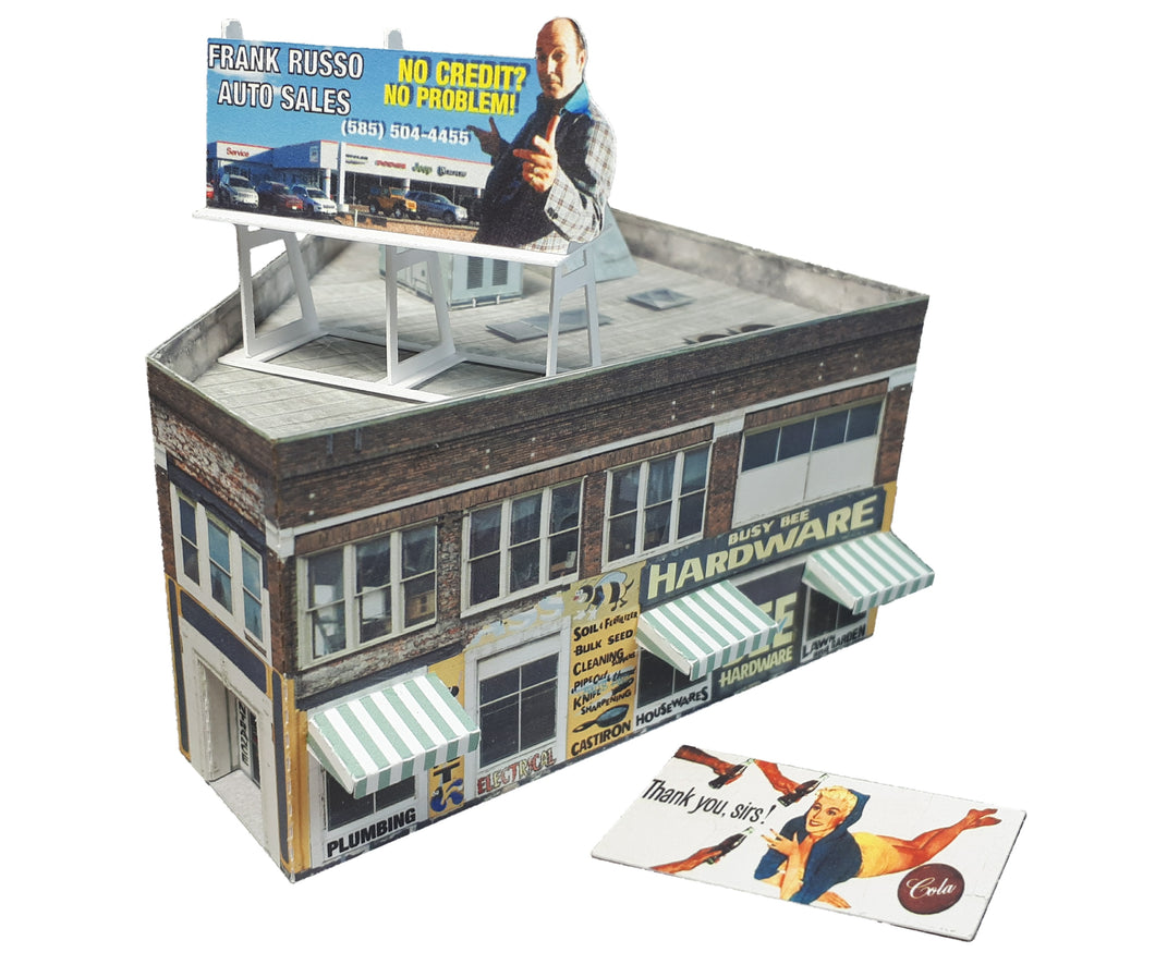 CustomZscales Cardstock Model Train & Railroad Buildings