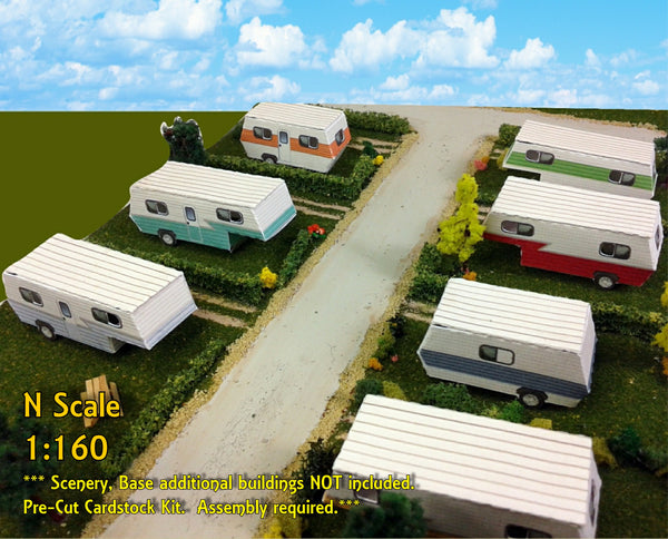 Campers / Caravans Set (7 pcs) – CustomZscales