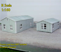 2-Pack Corrugated Textured Workshop Sheds - CustomZscales